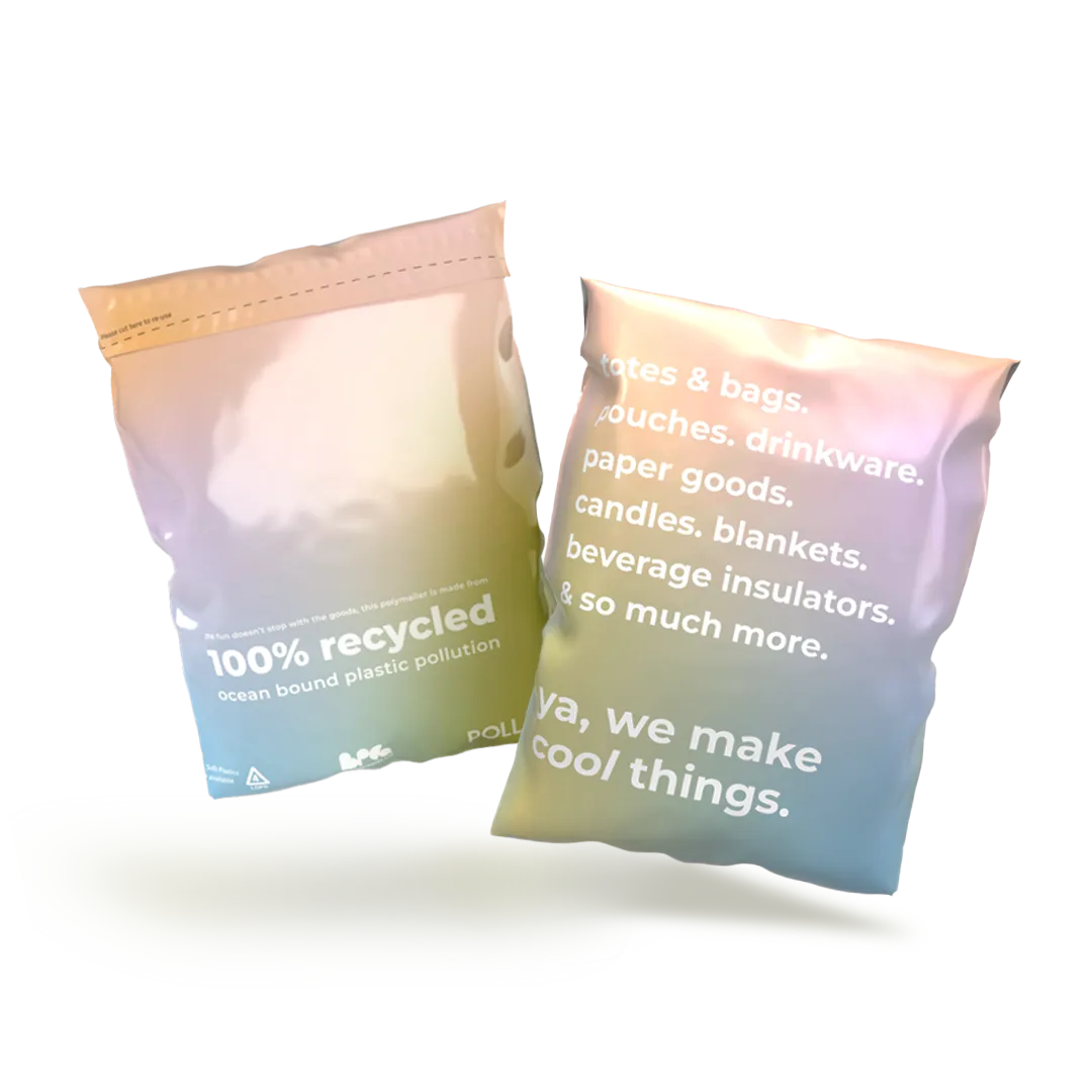 Better Packaging custom Numo POLLAST!C Mailers